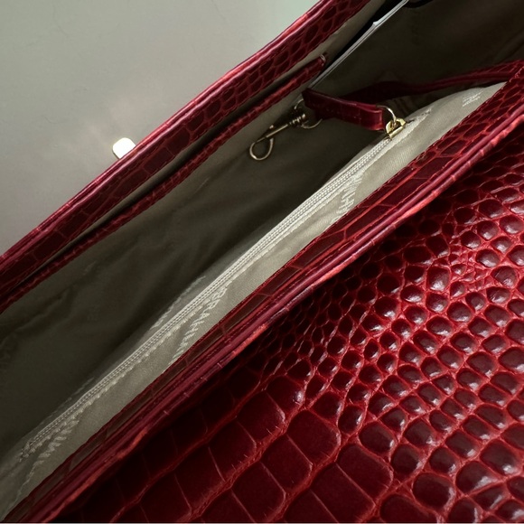 Brahmin Red Cynthia Shoulder Bag - Picture 2 of 5